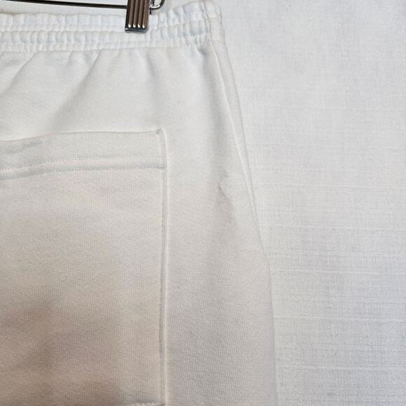 Palo Santo Studios White Cotton Oversized Sweatpant, Size S - M, Unisex - Picture 16 of 16